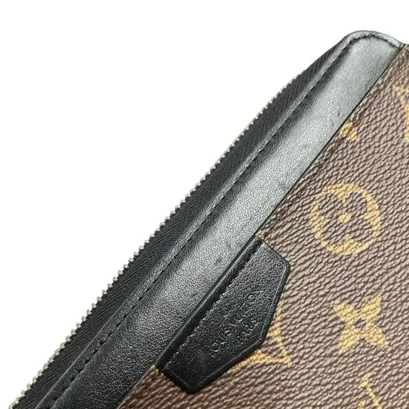 Louis Vuitton Long Wallet Monogram Macassar Zippy Dragonne Brown - Picture 7 of 8